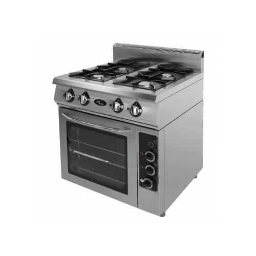 Плита Grill Master 4-х горелочная газовая Ф4ПДГ/800 (электрическая духовка)